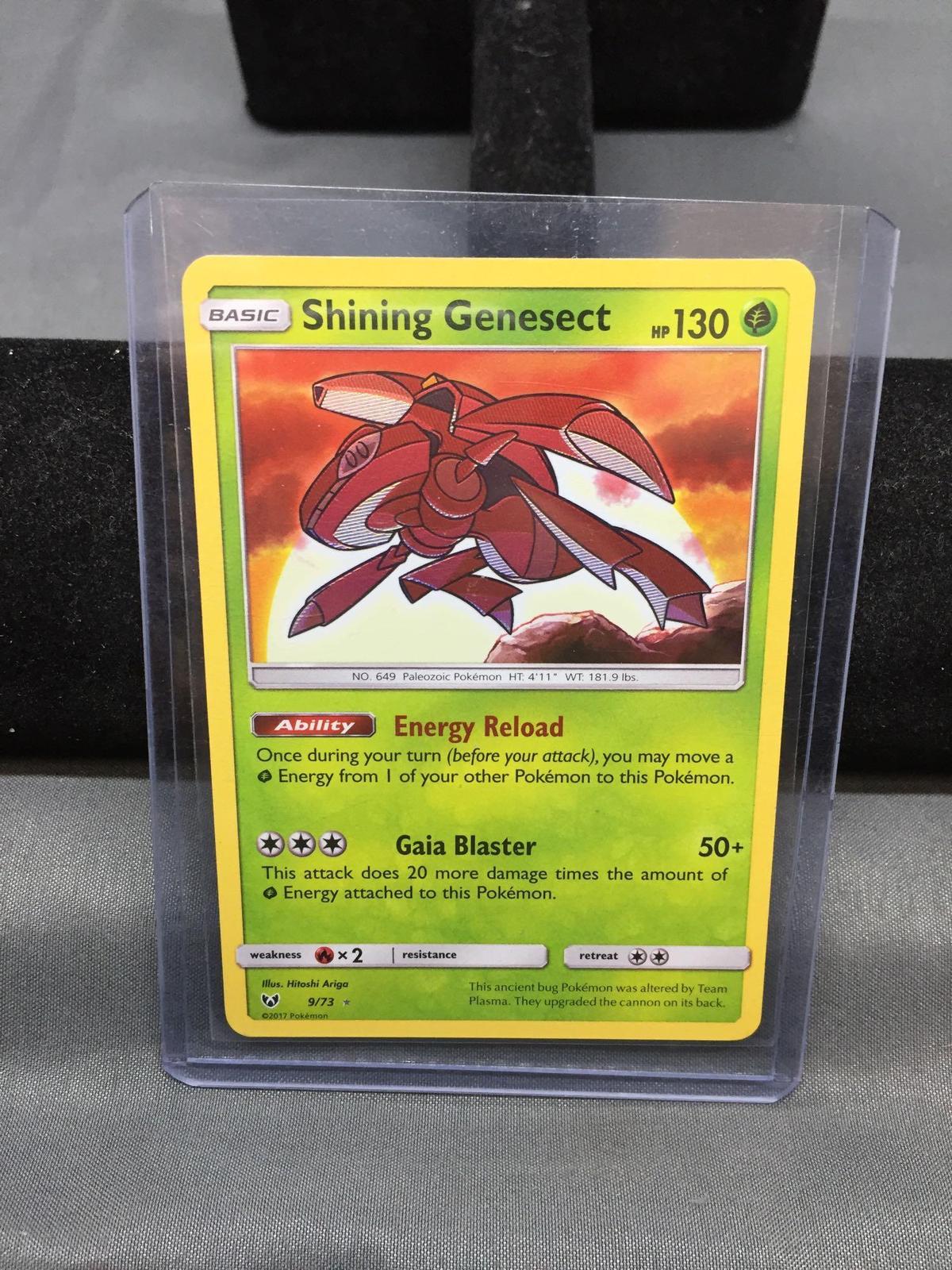 Pokemon SHINING GENESECT Holofoil Rare Trading Card 9/73