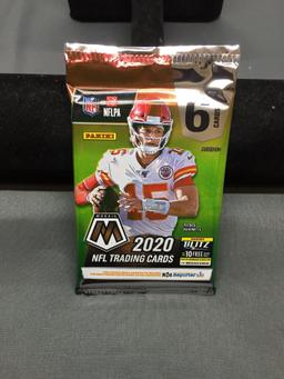 Factory Sealed 2020 Panini Mosaic Football 6 Card Pack - Justin Herbert Rookie?