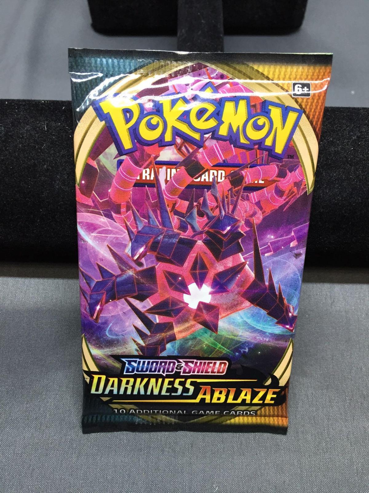 Factory Sealed Pokemon Sword & Shield DARKNESS ABLAZE 10 Card Booster Pack