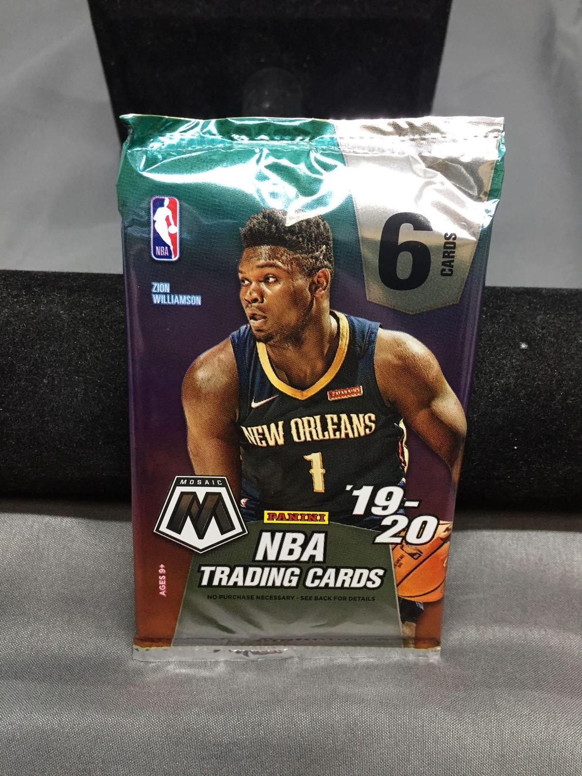 Factory Sealed 2019-20 Panini Mosaic Basketball 6 Card Pack - Zion Williamson Rookie?