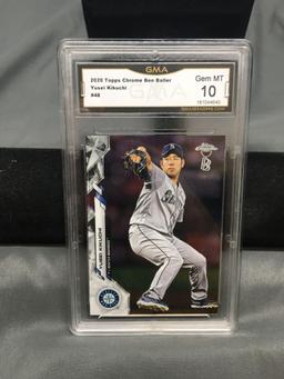 GMA Graded 2020 Topps Chrome Ben Baller #48 YUSEI KIKUCHI Mariners Baseball Card - GEM MINT 10