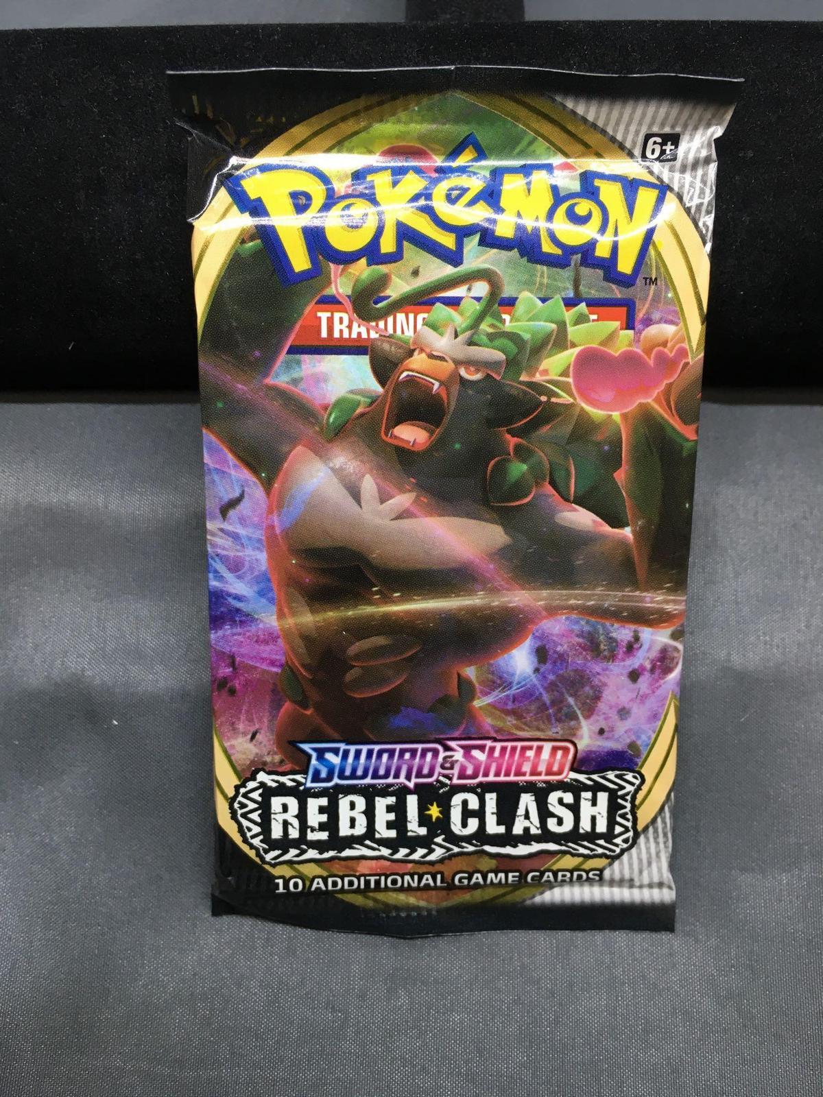 Factory Sealed Pokemon Sword & Shield REBEL CLASH 10 Card Booster Pack