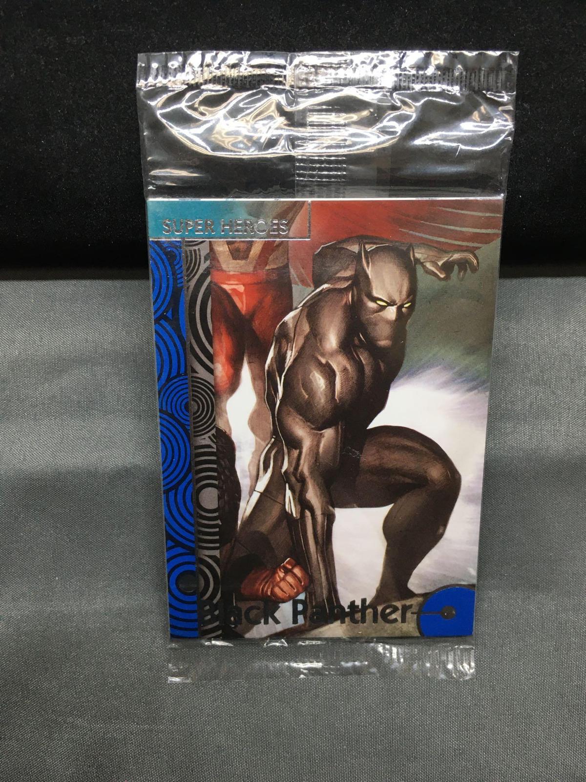 Sealed 2013 Marvel Avengers PROMO Trading Cards with BLACK PANTHER on TOP - WOW