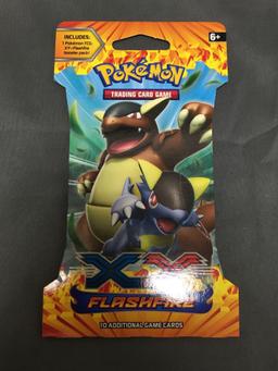 Factory Sealed Pokemon XY Flashfire 10 Card Booster Pack in Retail Blister Shell