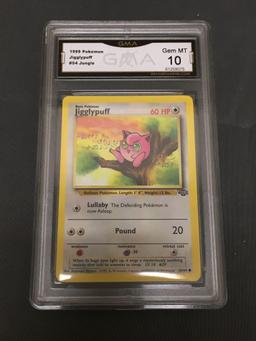 GMA Graded 1999 Pokemon Jungle #54 JIGGLYPUFF Trading Card - GEM MINT 10