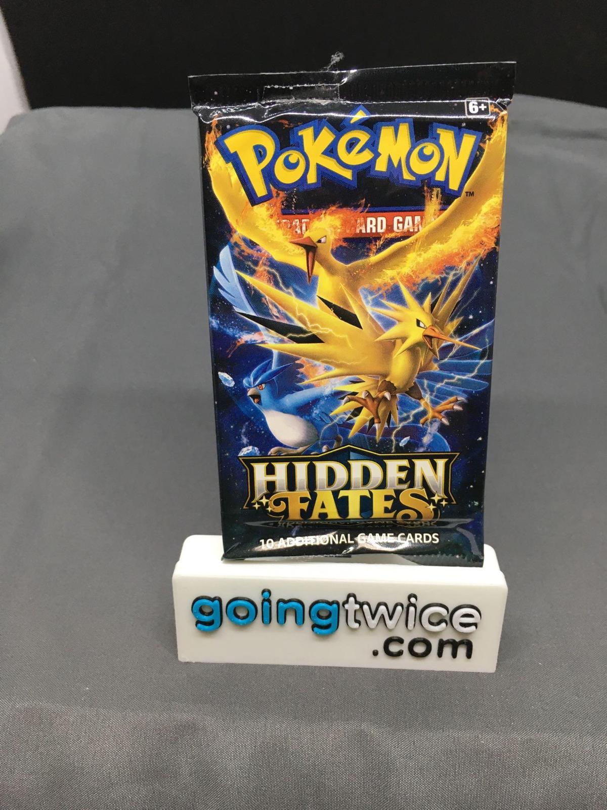 Factory Sealed Pokemon Hidden Fates 10 Card Booster Pack - HARD TO FIND