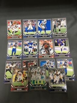 15 Card Lot of 2019 & 2020 Football ROOKIE Cards with Stars from Huge Collection