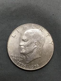 1976 United States Eisenhower Bicentennial Commemorative Dollar Coin from Huge Hoard