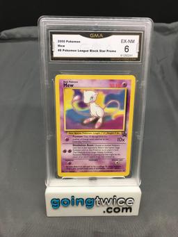 GMA Graded 2000 Pokemon League Black Star Promo #8 MEW Trading Card - EX-NM 6