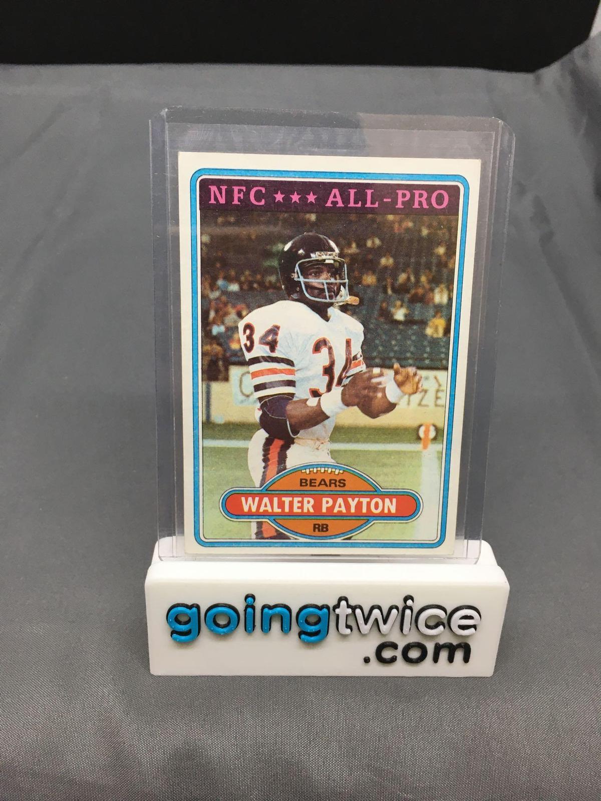 1980 Topps #160 WALTER PAYTON Bears Vintage Football Card