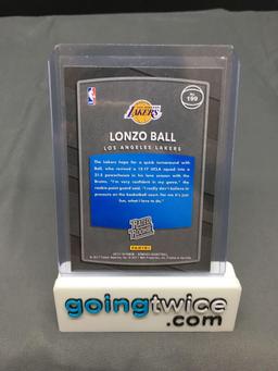 2017-18 Panini Donruss #199 LONZO BALL Lakers ROOKIE Basketball Card