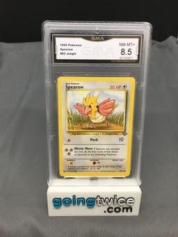 GMA Graded 1999 Pokemon Jungle #62 SPEAROW Trading Card - NM-MT+ 8.5