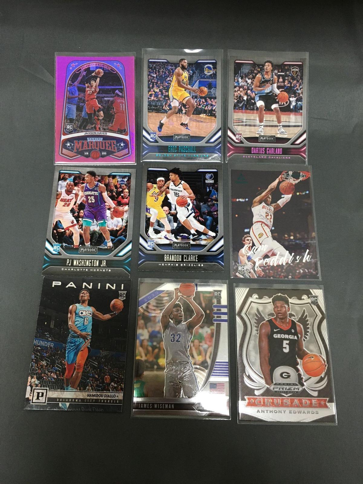 9 Card Lot of BASKETBALL ROOKIE CARDS - From Newer Sets - Future Stars and More!