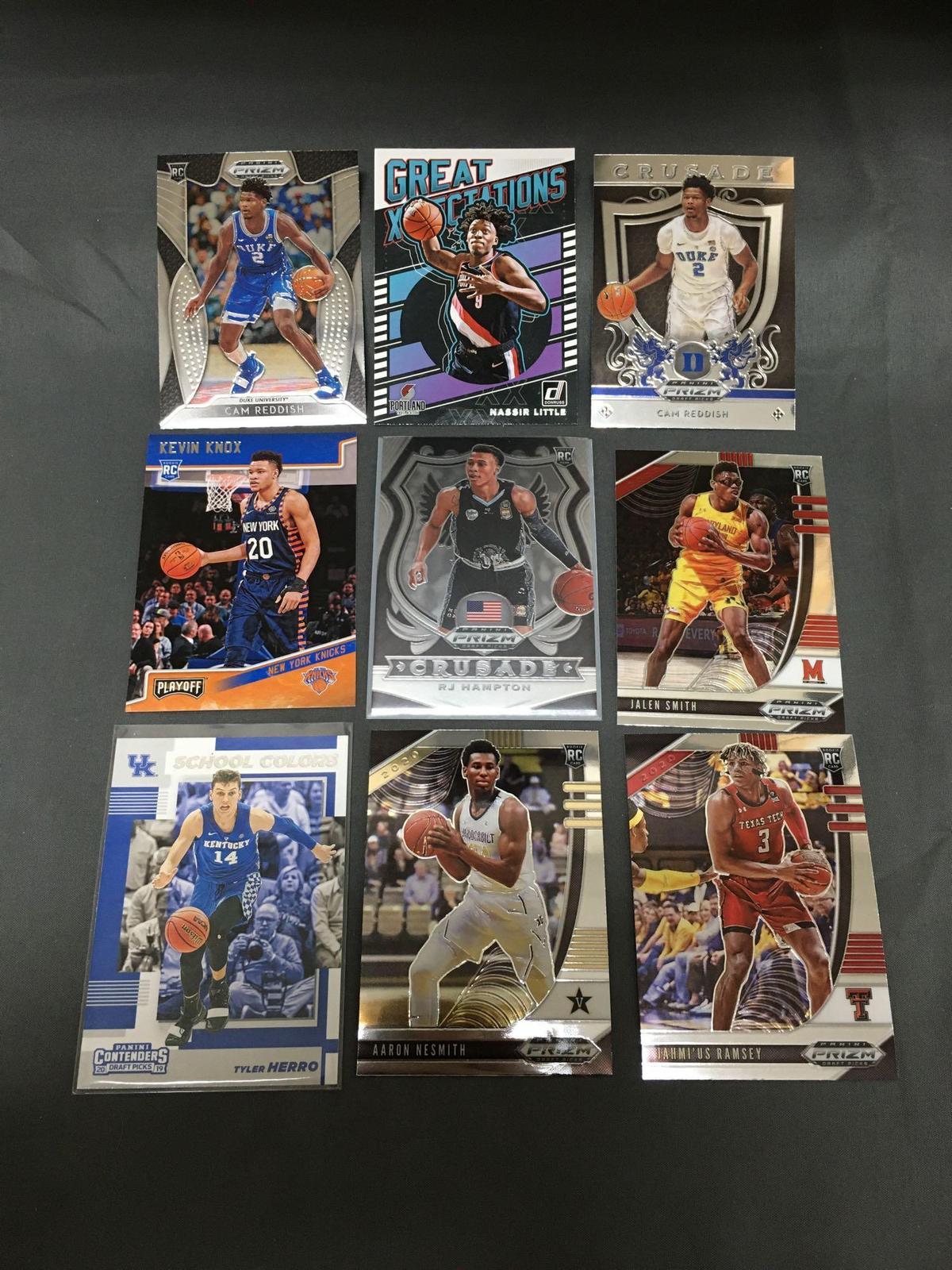 9 Card Lot of BASKETBALL ROOKIE CARDS - Mostly 2018-19 and NEWER with STARS and FUTURE STARS!