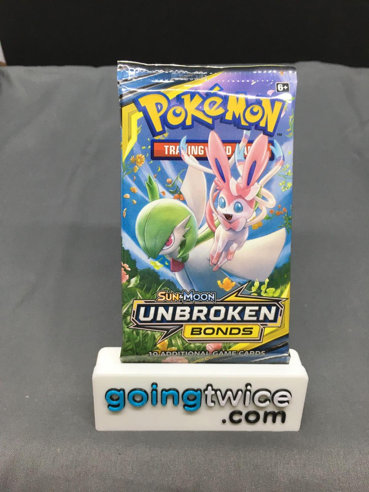 Factory Sealed Pokemon Sun & Moon UNBROKEN BONDS 10 Card Booster Pack