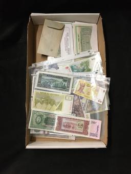 Huge Tray of Amazing Unsearched Foreign Currency from Estate - WOW