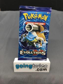 Factory Sealed Pokemon 2016 XY Evolutions 10 Card Booster Pack - Charizard?