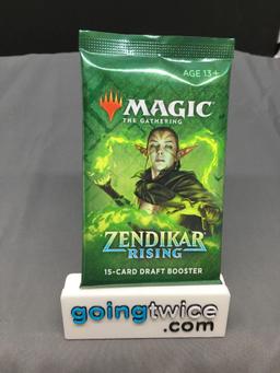 Factory Sealed Magic the Gathering ZENDIKAR RISING 15 Card Draft Booster Pack