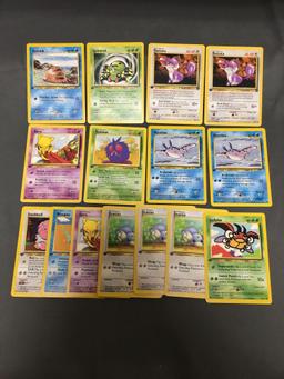 15 Count Lot of ALL Vintage 1st Edition Pokemon Trading Cards