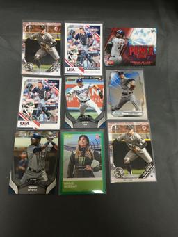 9 Card Lot of BASEBALL ROOKIE CARDS - Modern Years - FUTURE STARS & MORE!!!