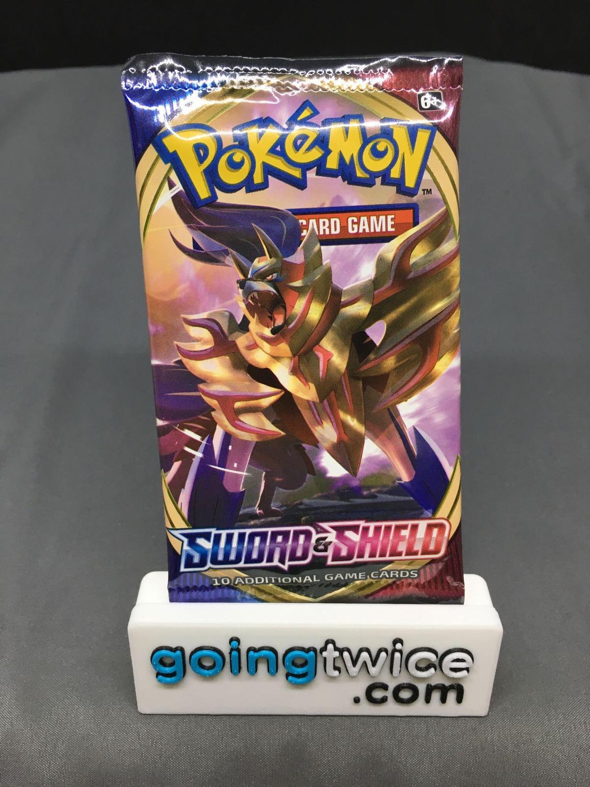 Factory Sealed Pokemon SWORD & SHIELD Base 10 Card Booster Pack