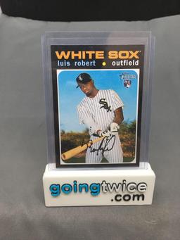 2020 Topps Heritage #512 LUIS ROBERT White Sox ROOKIE Baseball Card