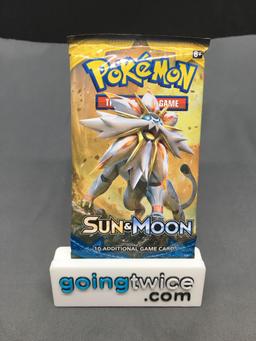 Factory Sealed Pokemon SUN & MOON Base Set 10 Card Booster Pack