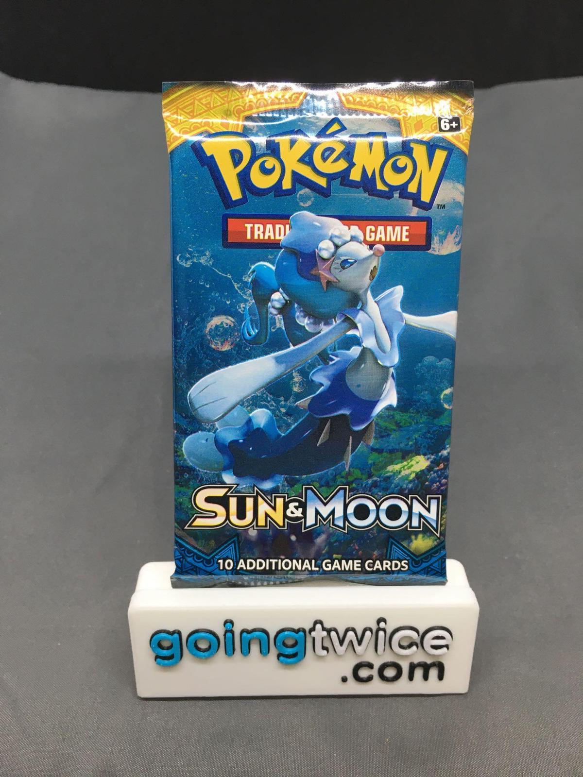 Factory Sealed Pokemon SUN & MOON Base Set 10 Card Booster Pack