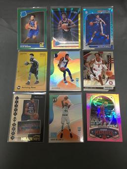 9 Card Lot of BASKETBALL ROOKIE CARDS with Stars and Newer Sets - HIGH BOOK VALUE!