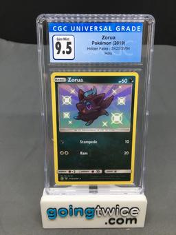 CGC Graded 2019 Pokemon Hidden Fates #SV25 ZORUA Holofoil Trading Card - GEM MINT 9.5