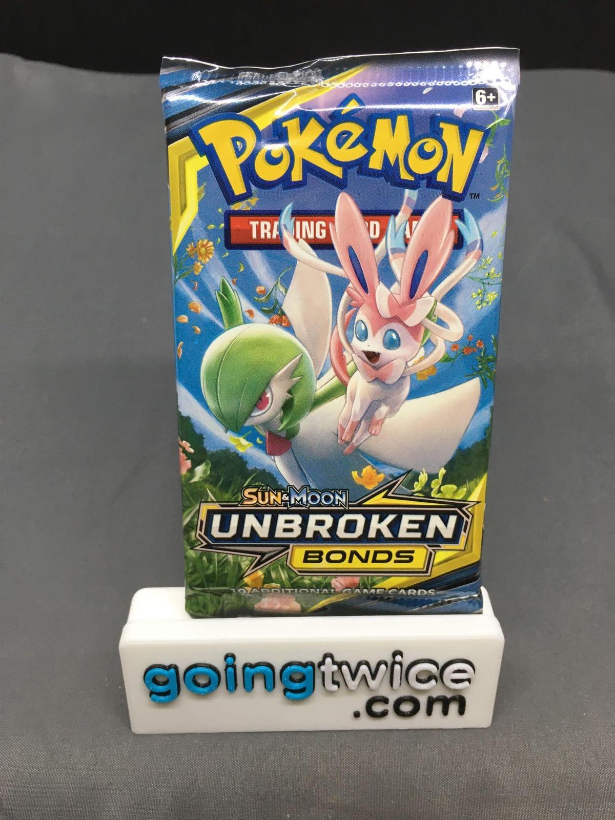 Factory Sealed Pokemon Sun & Moon UNBROKEN BONDS 10 Card Booster Pack