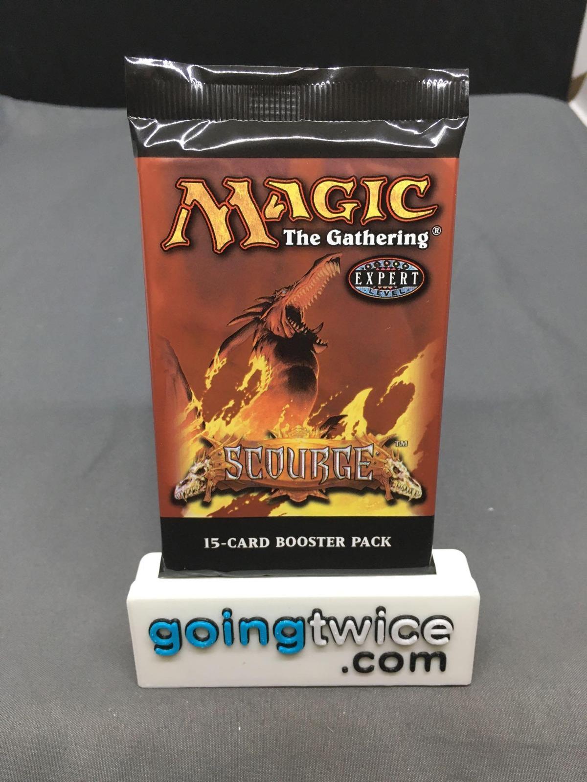 Factory Sealed MAGIC the Gathering SCOURGE 15 Card Booster Pack