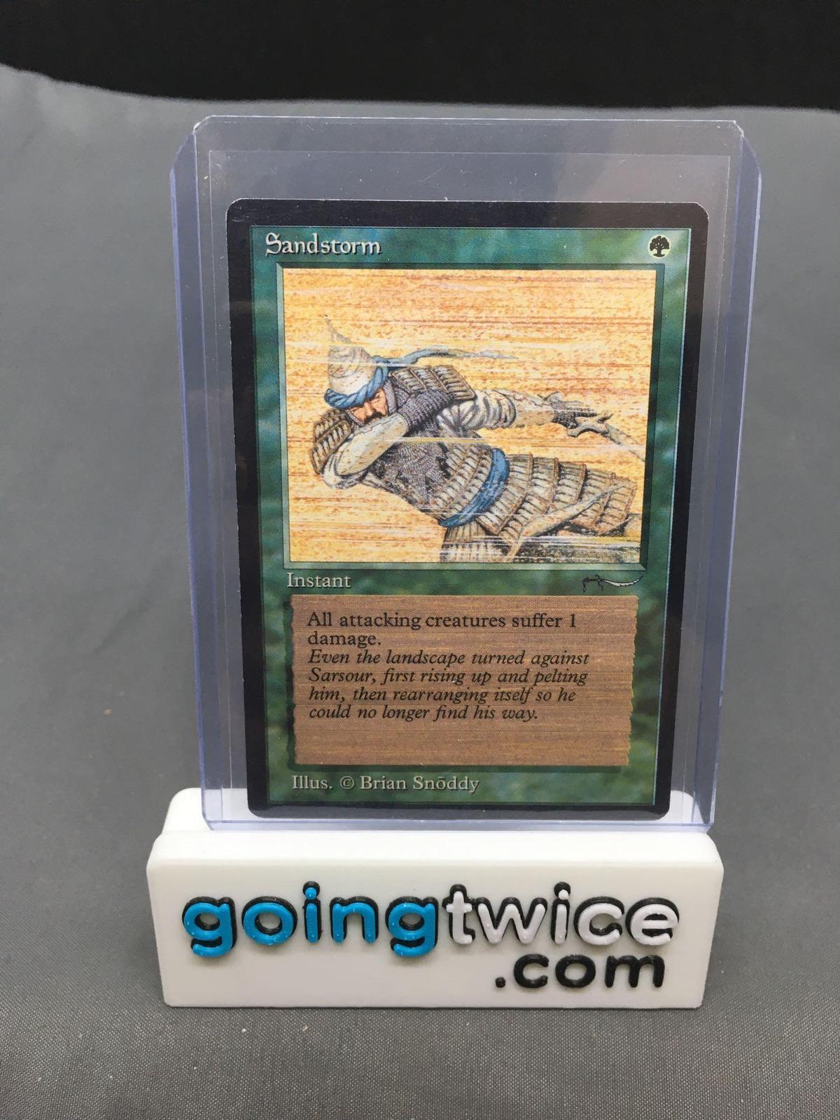 Vintage Magic the Gathering Arabian Nights SANDSTORM Trading Card from Huge Collection