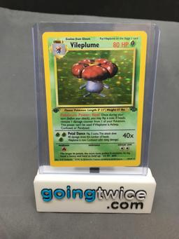 1999 Pokemon Jungle 1st Edition #15 VILEPLUME Holofoil Rare Vintage Trading Card from Collection