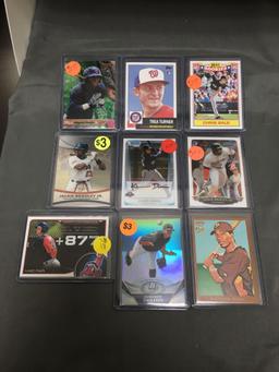 9 Card Lot of BASEBALL ROOKIE Cards - Lots of Hall of Famers - From Huge Collection - WOW