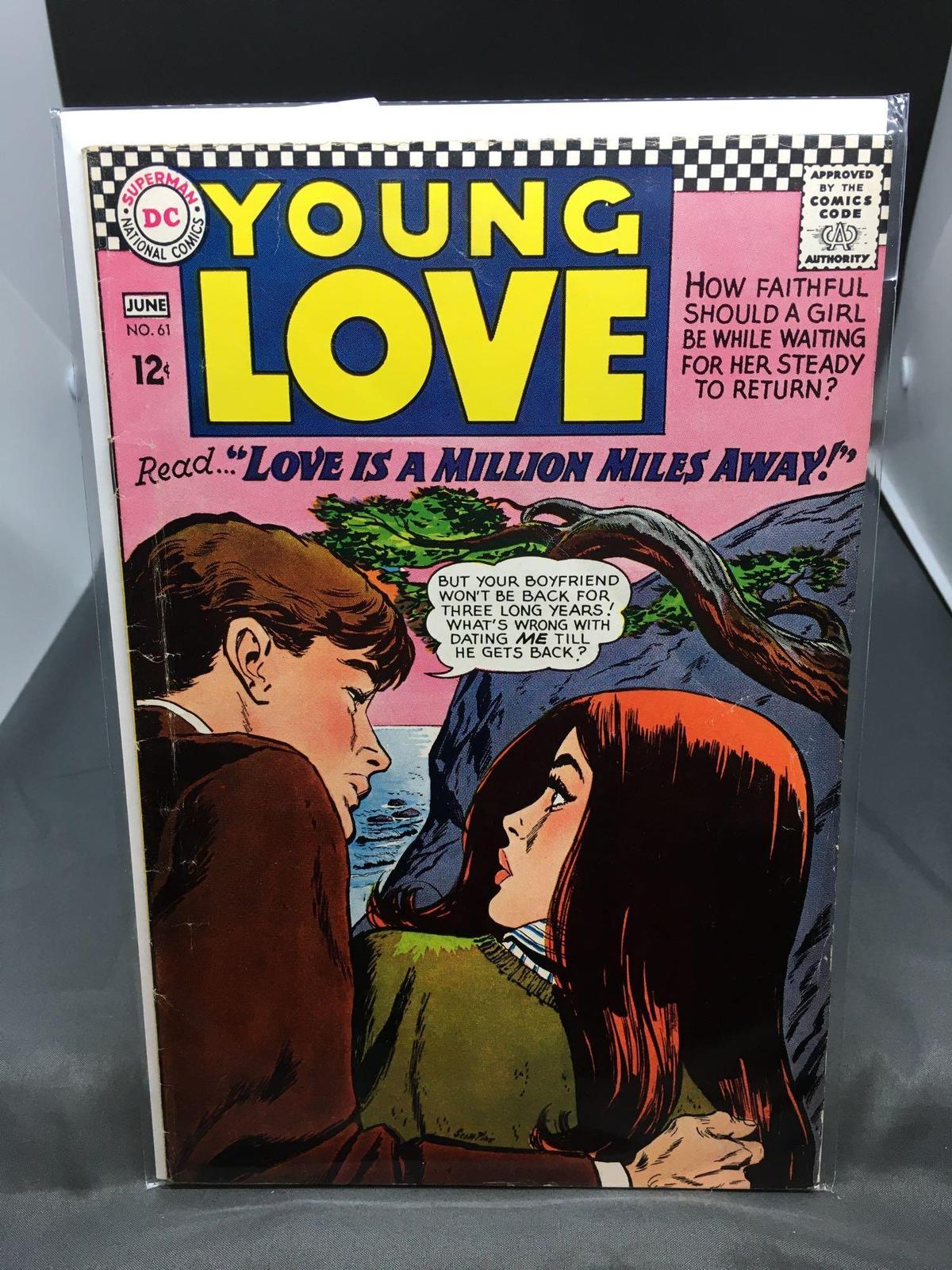 DC Comics YOUNG LOVE #61 Vintage Silver Age Comic Book from Estate Collection