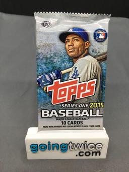 Factory Sealed 2025 Topps Baseball SERIES 1 Hobby Set 10 Card Pack