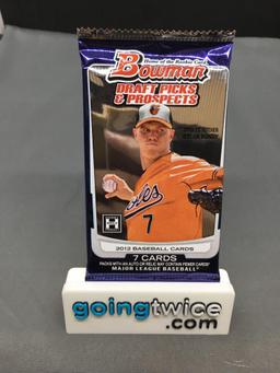 Factory Sealed 2012 BOWMAN Draft Picks & Prospects Baseball Hobby Edition 7 Card Pack