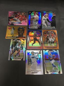 9 Card Lot of REFRACTORS and PRIZMS from Huge Collection with Rookies and Stars - WOW