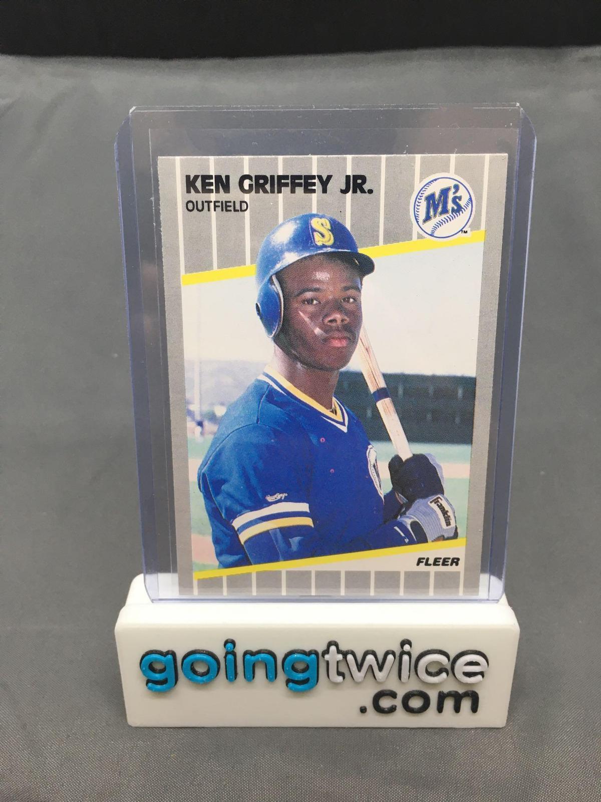 1989 Fleer #548 KEN GRIFFEY JR. Mariners ROOKIE Baseball Card