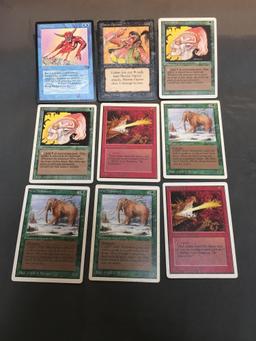 9 Card Lot of Vintage Magic the Gathering Cards from Enormous Collection