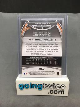 2013 Bowman Platinum #42 MANNY MACHADO Orioles Padres ROOKIE Baseball Card