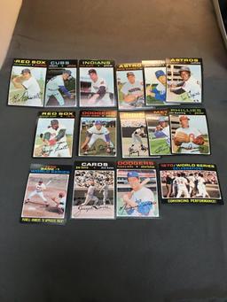 15 Card Lot of 1971 Topps Vintage Baseball Cards from Nice Collection