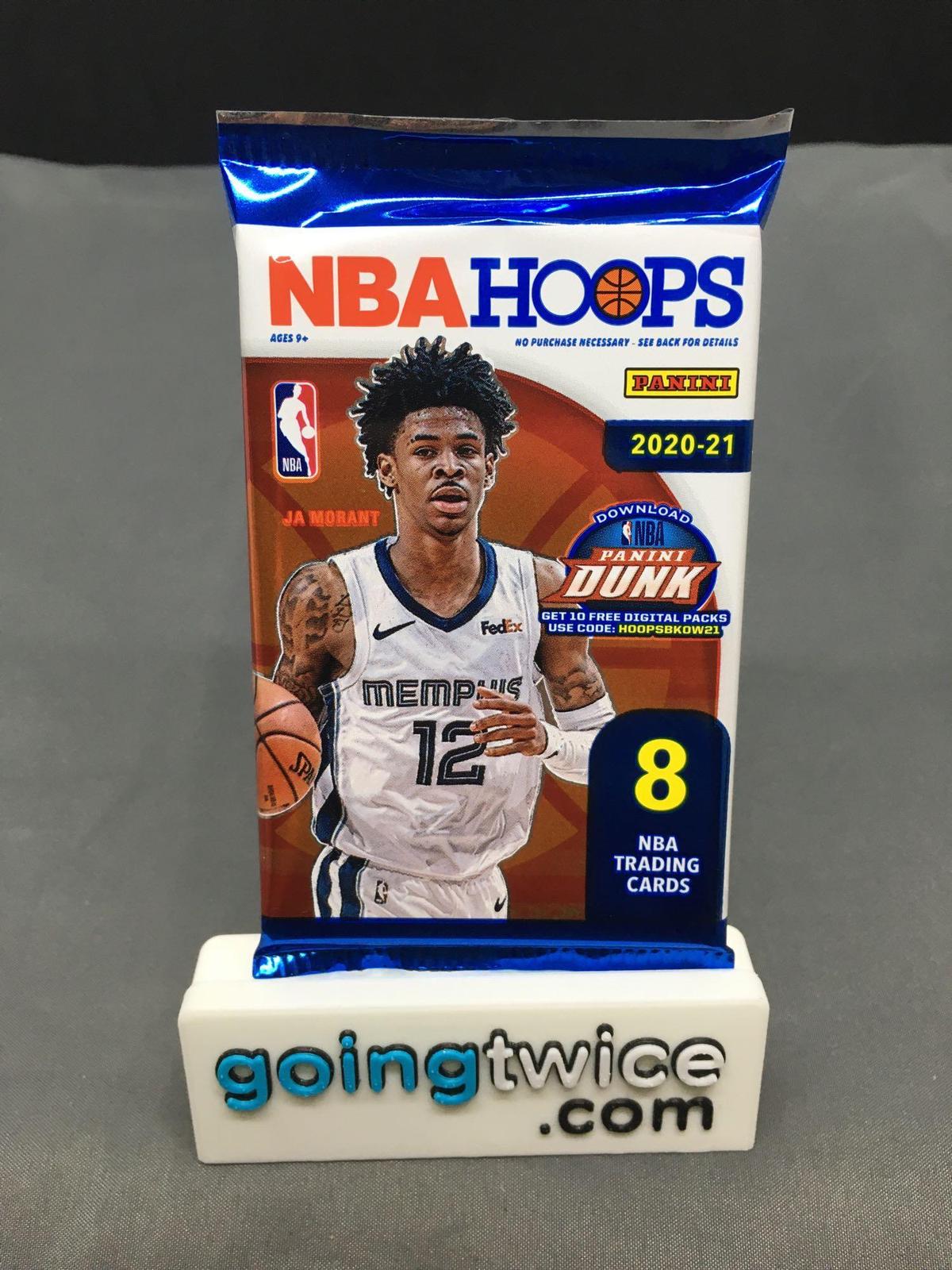 Factory Sealed 2020-21 NBA HOOPS Basketball 8 Card Pack - LaMelo Ball RC?