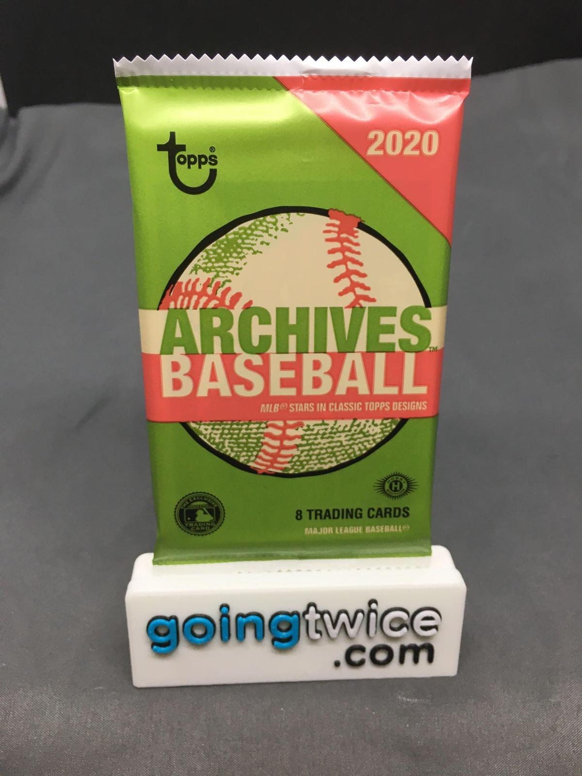 Factory Sealed 2020 TOPPS Archives Baseball Hobby Edition 8 Card Pack