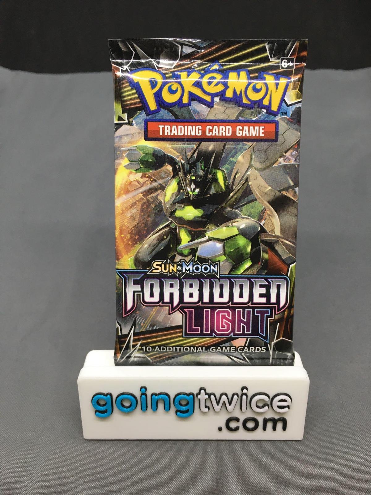 Factory Sealed Pokemon Sun & Moon FORBIDDEN LIGHT 10 Card Booster Pack