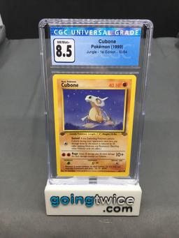 CGC Graded 1999 Pokemon Jungle 1st Edition #50 CUBONE Trading Card - NM-MT+ 8.5