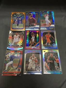 9 Card Lot of Sports Card REFRACTORS & PRIZMS from HUGE Collection with STARS & ROOKIES