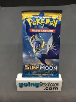 Factory Sealed Pokemon SUN & MOON Base Set 10 Card Booster Pack