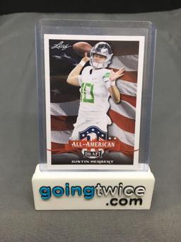 2020 Leaf Draft All-American JUSTIN HERBERT Chargers ROOKIE Football Card